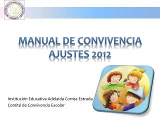 manual de convivencia ajustes 2012