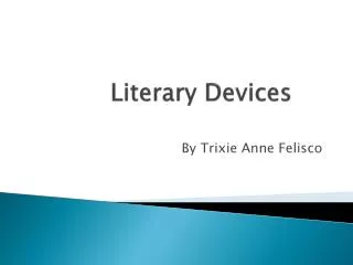 Literary Devices