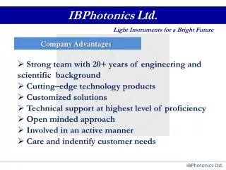 IBPhotonics Ltd.