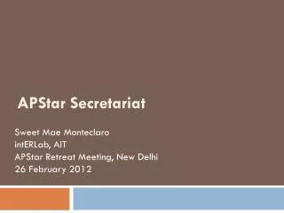APStar Secretariat