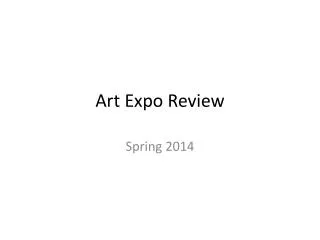Art Expo Review