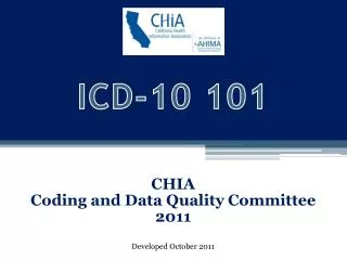 ICD-10 101