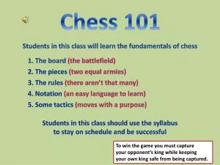Chess 101