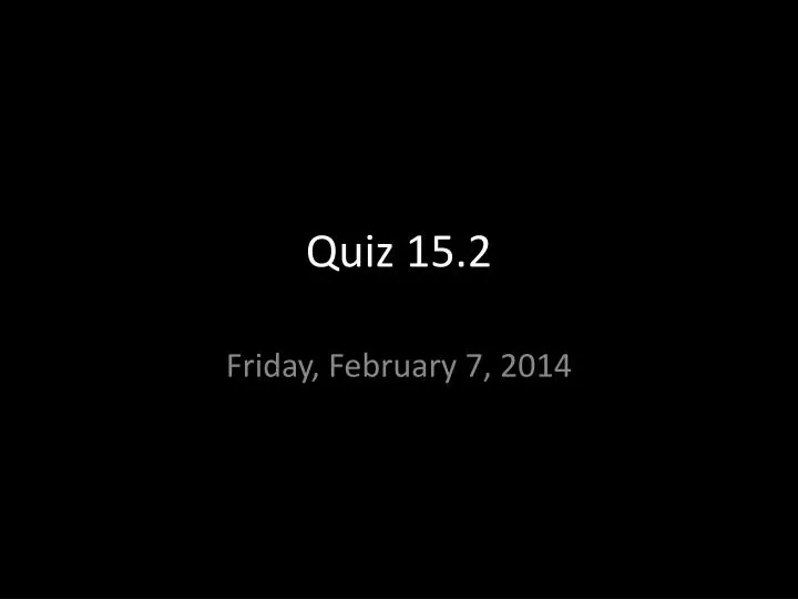 quiz 15 2