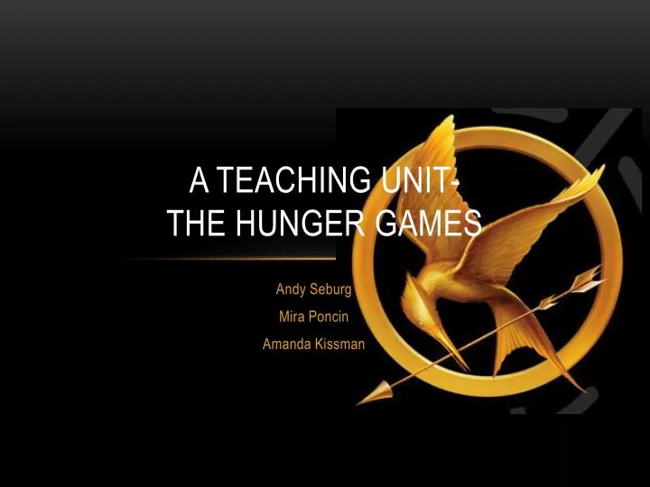 a teaching unit the hunger games