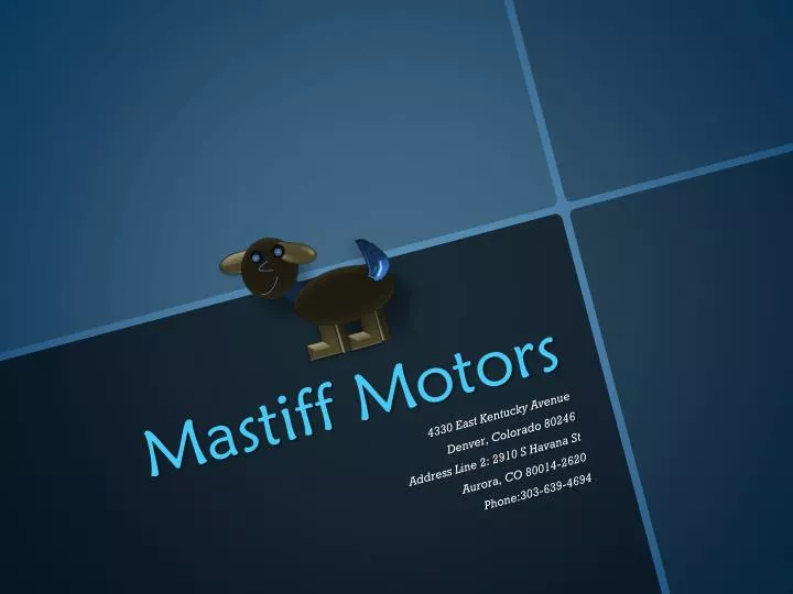 mastiff motors