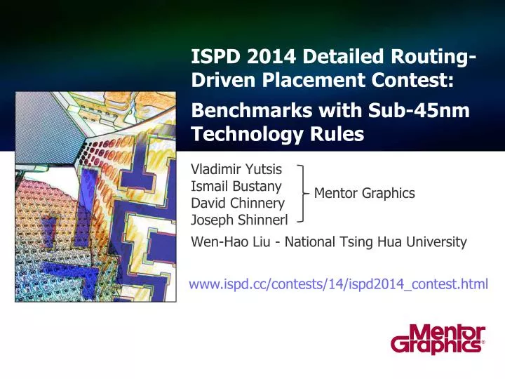 ispd 2014 detailed routing driven placement contest benchmarks with sub 45nm technology rules