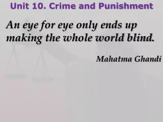 unit 10 crime and punishment
