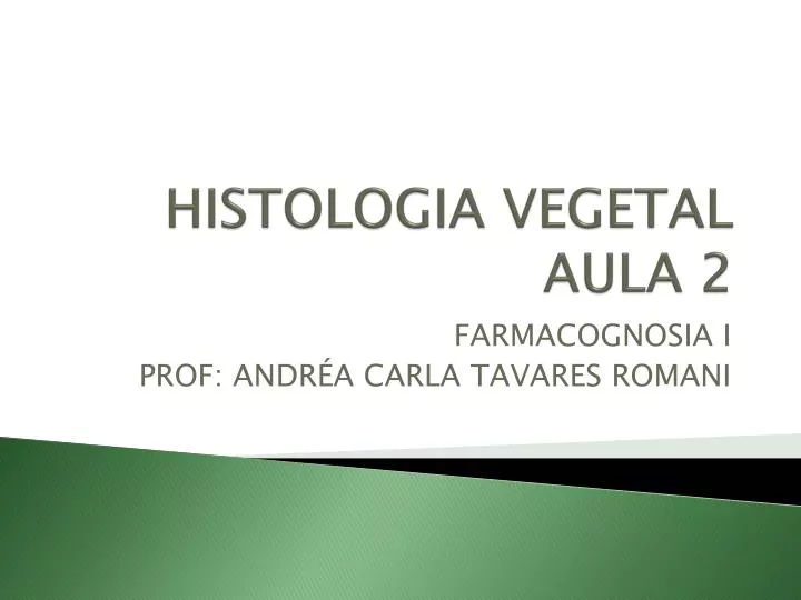 histologia vegetal aula 2