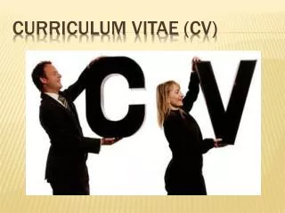 curriculum vitae cv
