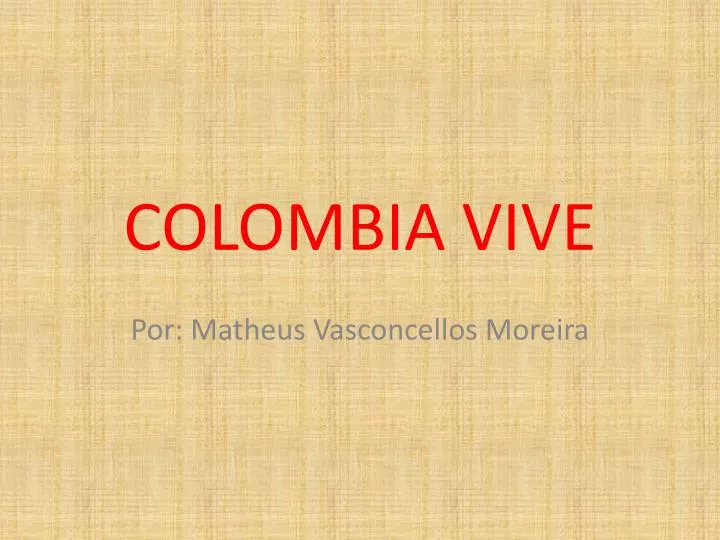 colombia vive