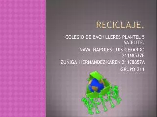 reciclaje