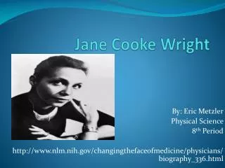 Jane Cooke Wright