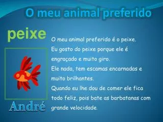 o meu animal preferido