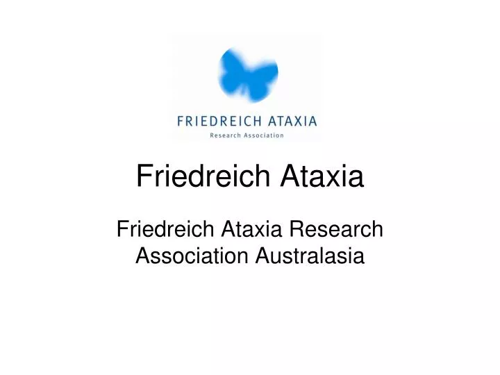 friedreich ataxia