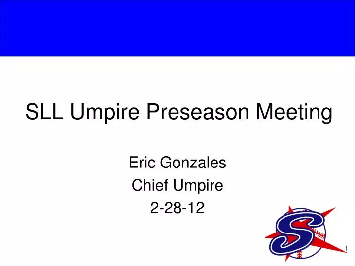 sll umpire preseason meeting