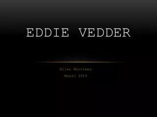 Eddie Vedder