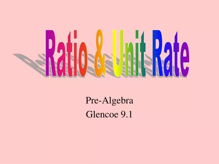 pre algebra glencoe 9 1