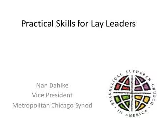 Practical Skills for Lay Leaders