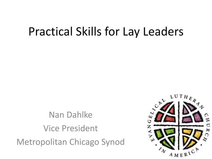 practical skills for lay leaders