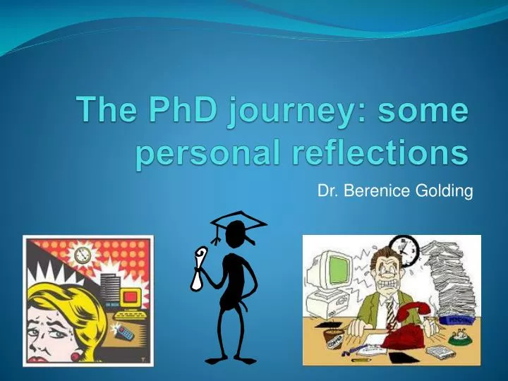 the phd journey some personal reflections
