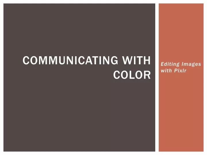 communicating with color