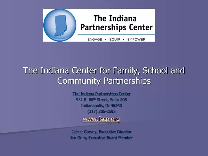 the indiana center for family school and community partnerships