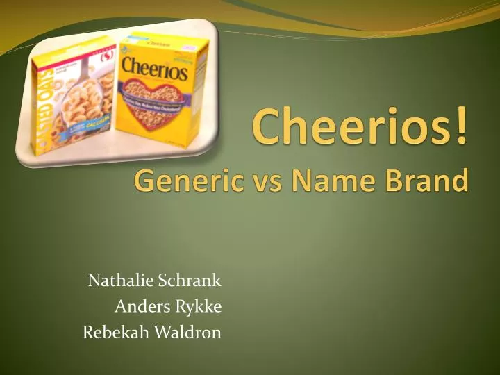 cheerios generic vs name brand