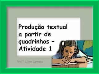 produ o textual a partir de quadrinhos atividade 1