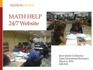 MATH HELP 24 /7 Website