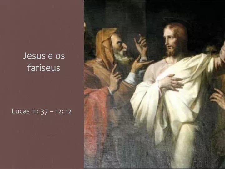 jesus e os fariseus