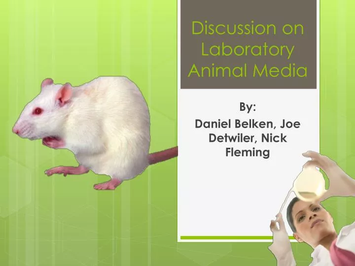 discussion on laboratory animal media