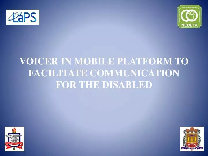voicer in mobile platform to facilitate communication for the disabled