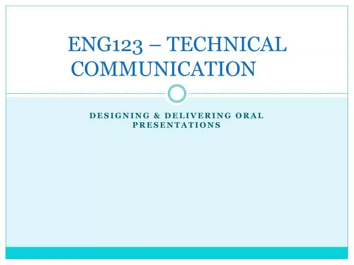 eng123 technical communication