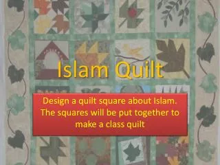 Islam Quilt