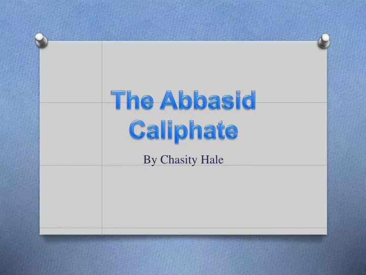 the abbasid caliphate
