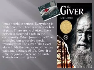 Understanding The Giver