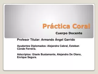 pr ctica coral