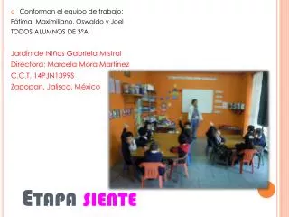 etapa siente