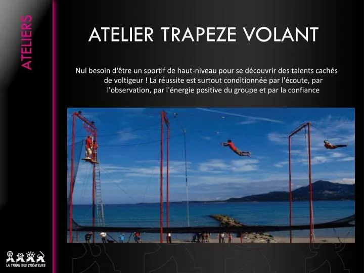 atelier trapeze volant