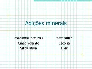 adi es minerais