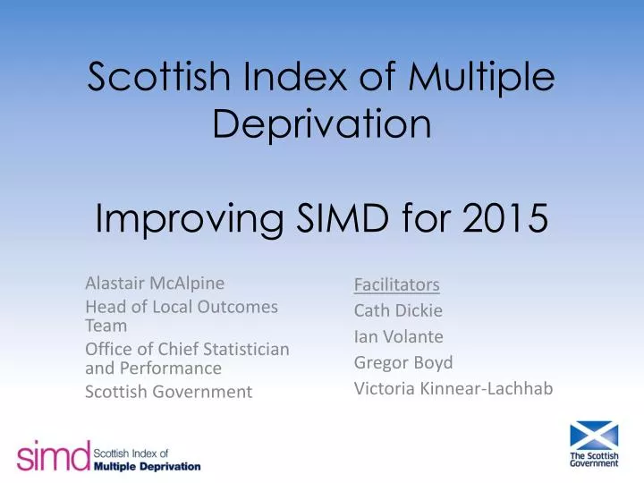 scottish index of multiple deprivation improving simd for 2015