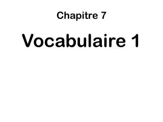 chapitre 7