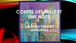 contes des mille et une nuits