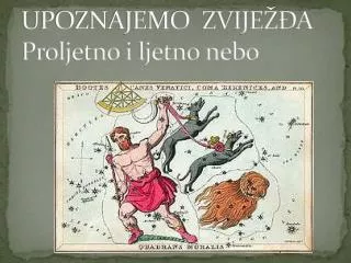 upoznajemo zvije a proljetno i ljetno nebo