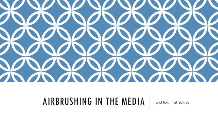 airbrushing in the media