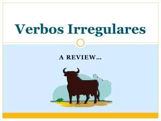 verbos irregulares