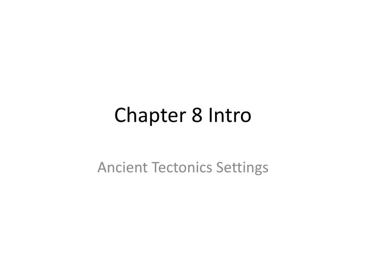 chapter 8 intro