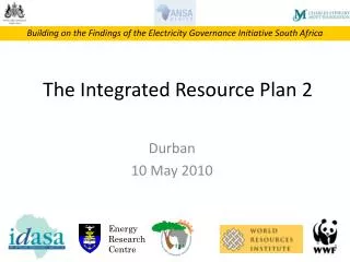 The Integrated Resource Plan 2
