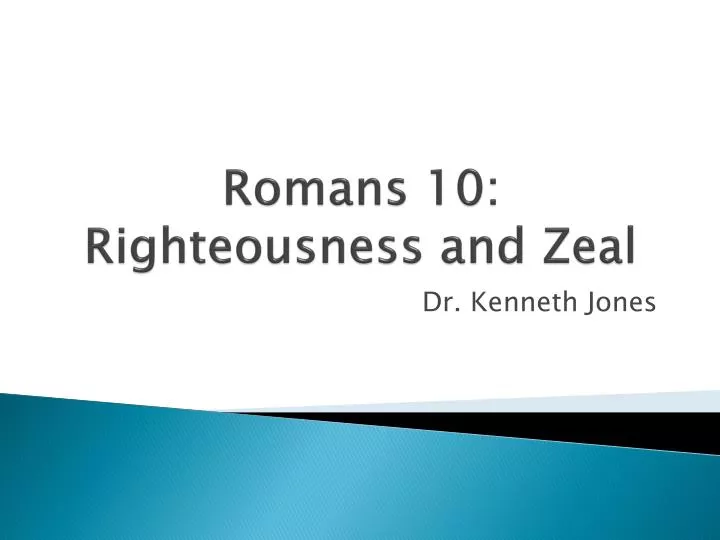 romans 10 righteousness and zeal